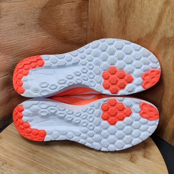 Nike Womens FS Lite 3 Neon Orange Running Shoes Sneakers Size 10 - Picture 8 of 9
